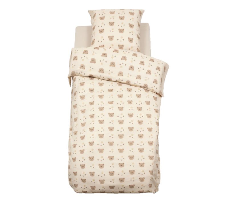 Parure De Lit Enfant Motifs Ours Billie - 48 Fils/cm² - 140 X 200 Cm