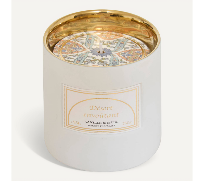 Bougie Parfumée Lucia 250g Pot Céramique Vanille