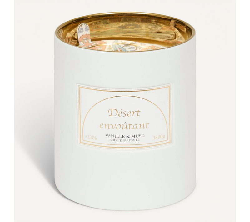 Bougie Parfumée Lucia Blanc 1800g