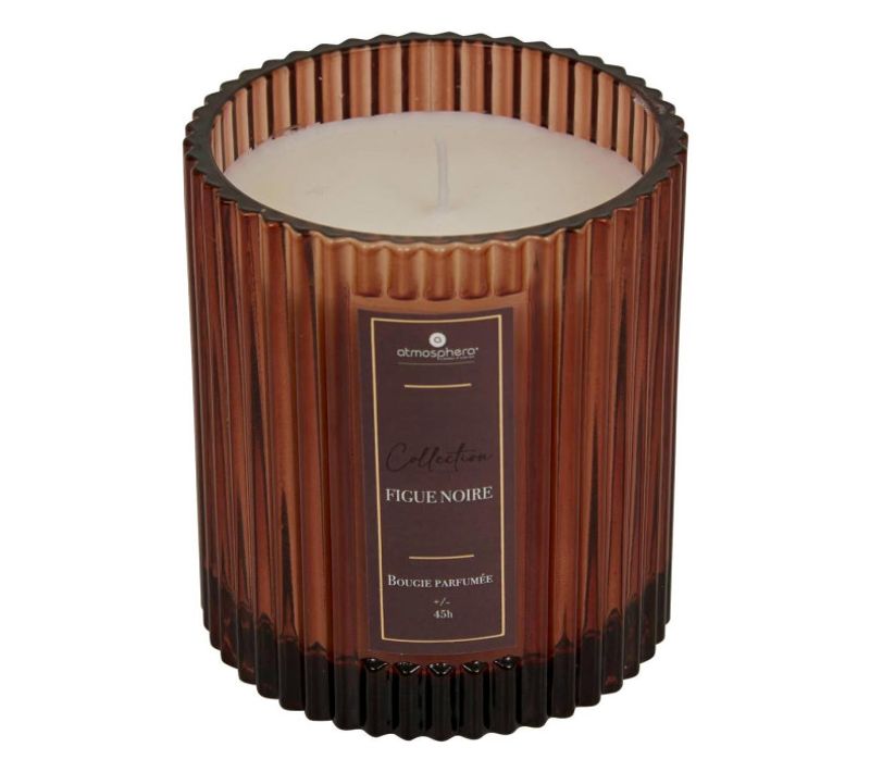 Bougie Parfumée En Verre "albie" 290g Figue Noire