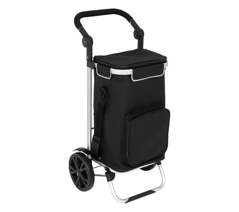 Chariot De Course 2 Roues Imperméable Oir