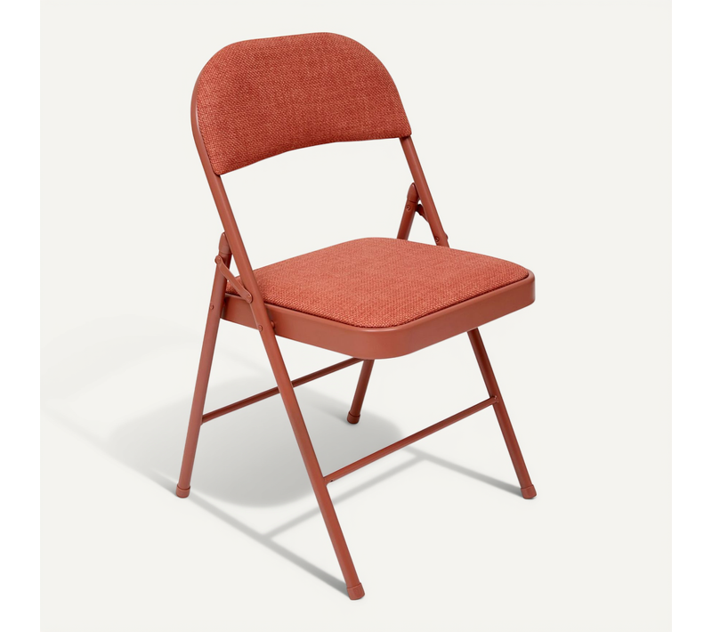 Chaise Pliante En Tissu Chiné Flexy - Sienne