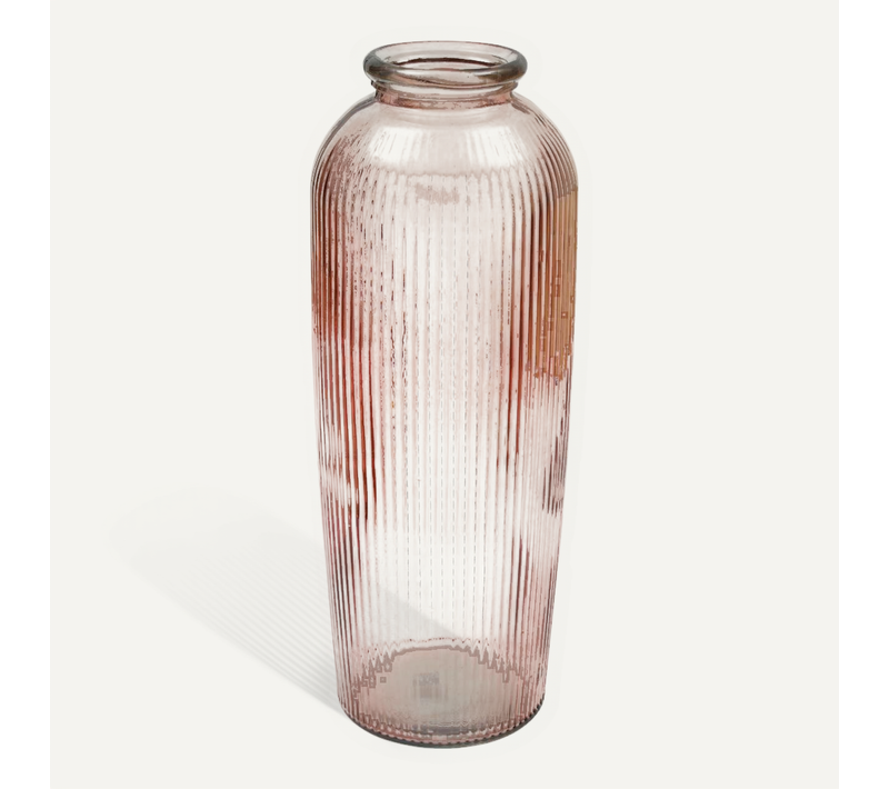 Vase Luz Rose H72cm