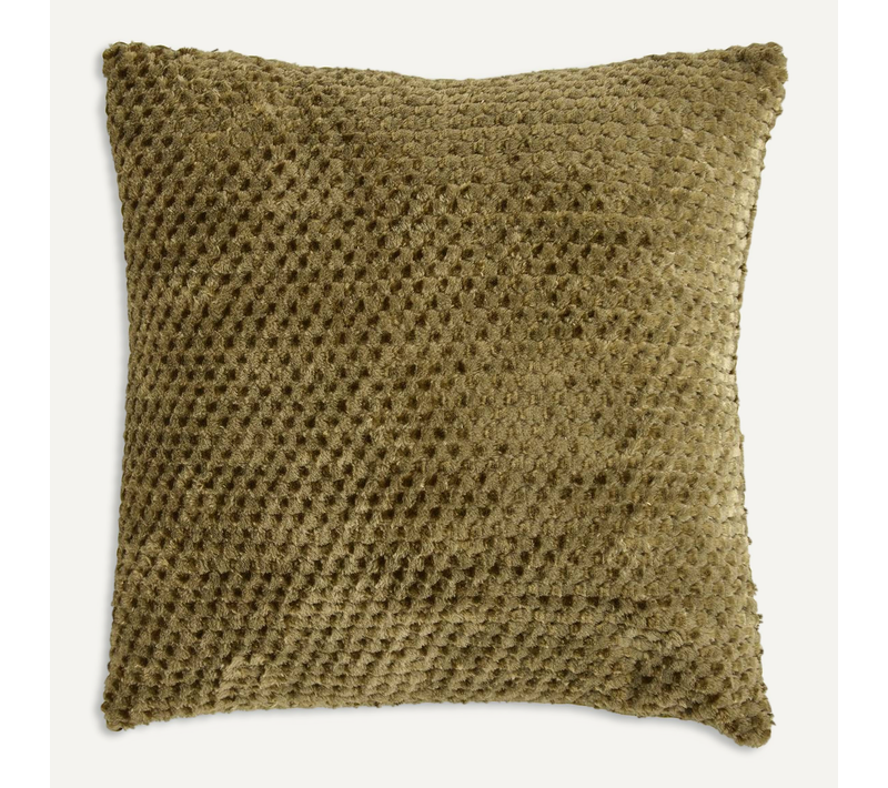 Coussin Lyno Vert Kaki 40x40cm