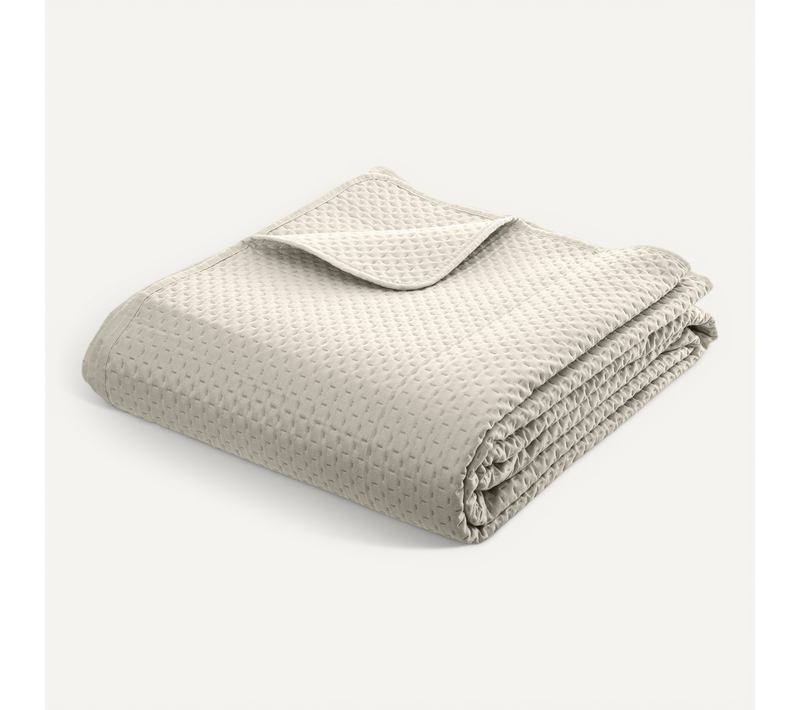 Dessus De Lit Dolce Beige Lin 260x240cm