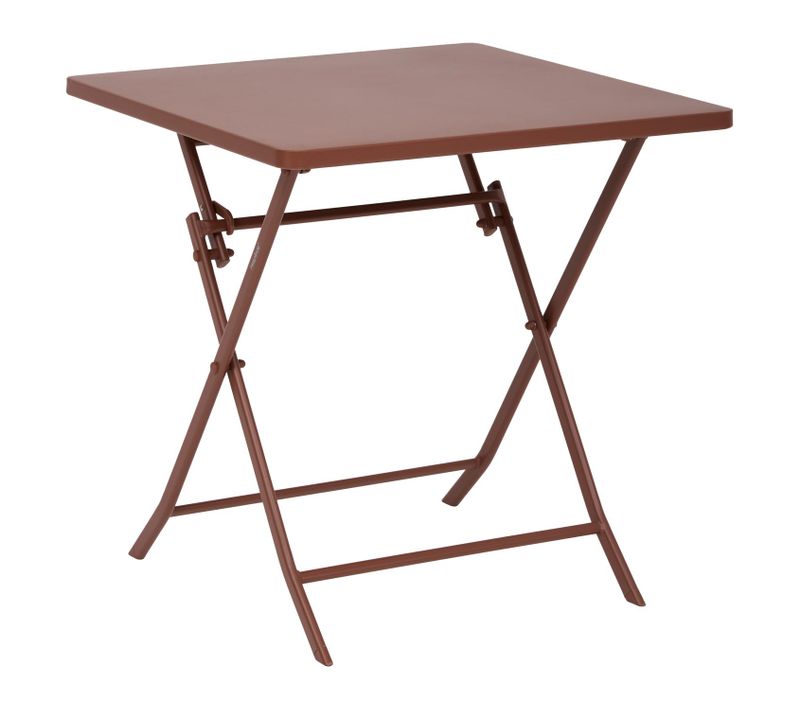 Table De Jardin Pliante Carrée 2 Places Greensboro - Acajou