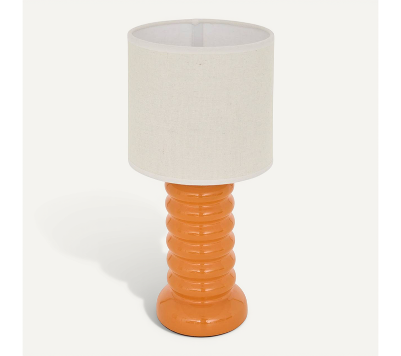 Lampe Vinas Orange H33cm