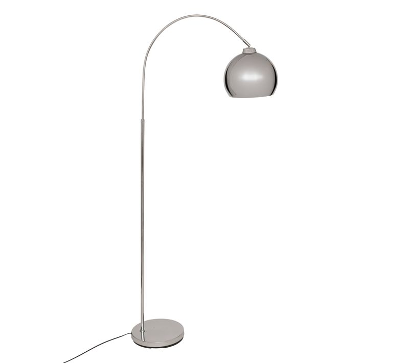Lampadaire arc H. 177 cm FLORIS Argenté