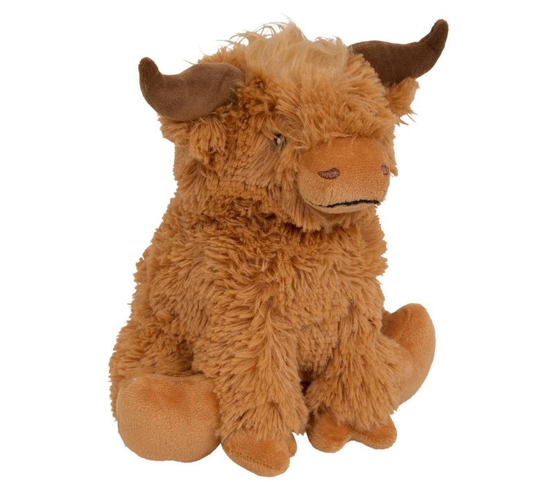 Peluche Betty Vache écossaise H23cm