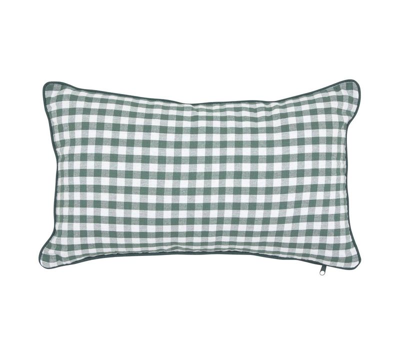 Coussin Groove 50x30cm Vichy Vert