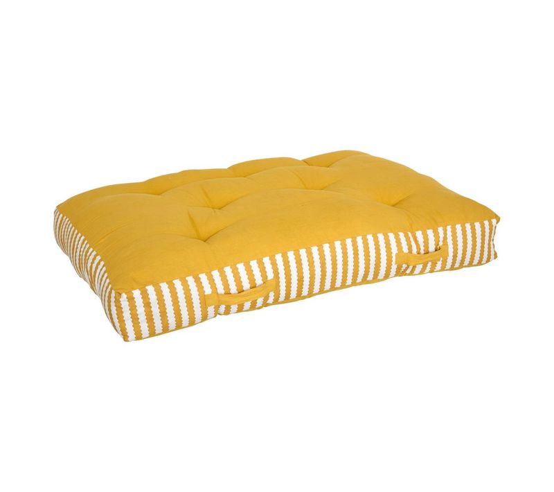 Coussin De Sol D'extérieur Poolside 80x120x15cm Jaune