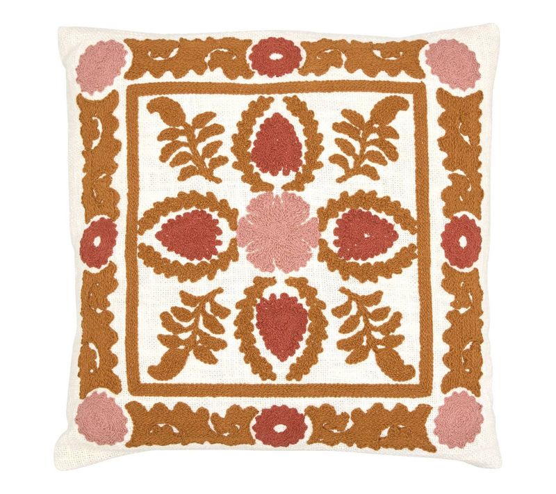 Coussin Brodé Sienna 45x45cm