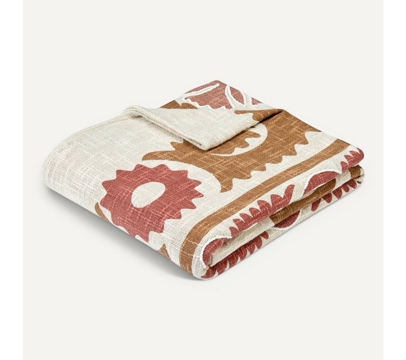 Dessus De Lit Sienna 260x240 Terracotta