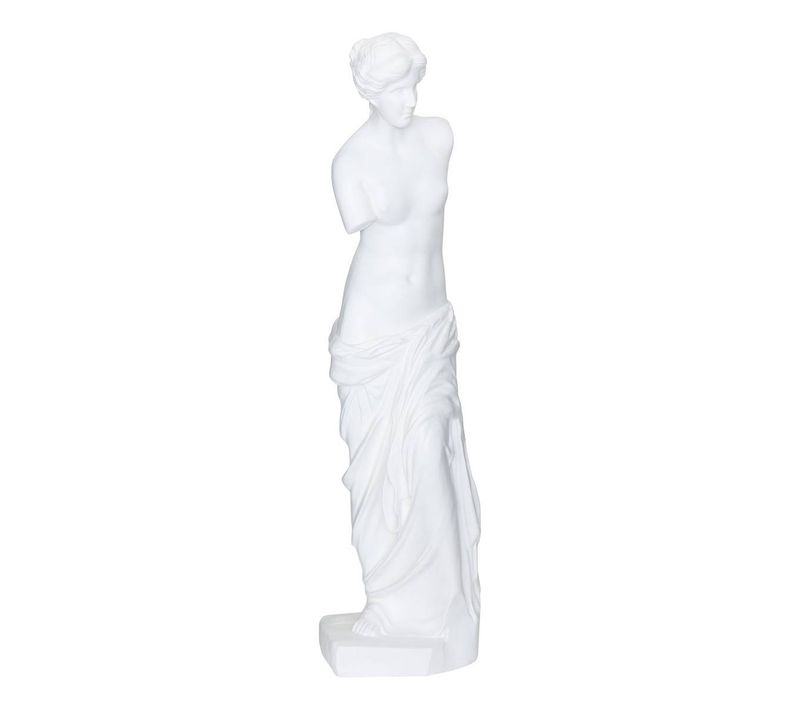 Statue Venus Isa 26x21,5x98cm Blanc