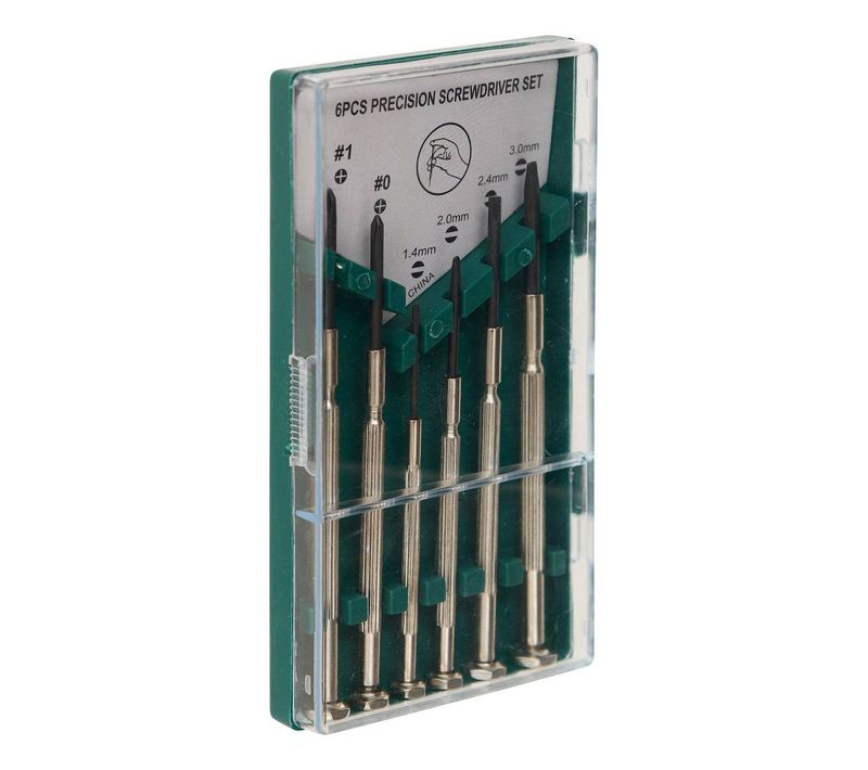 Kit Tournevis Precision 6 Pièces