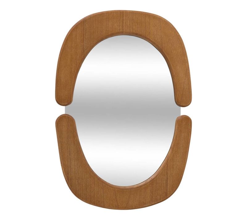 Miroir Antoine 58x40cm Acajou
