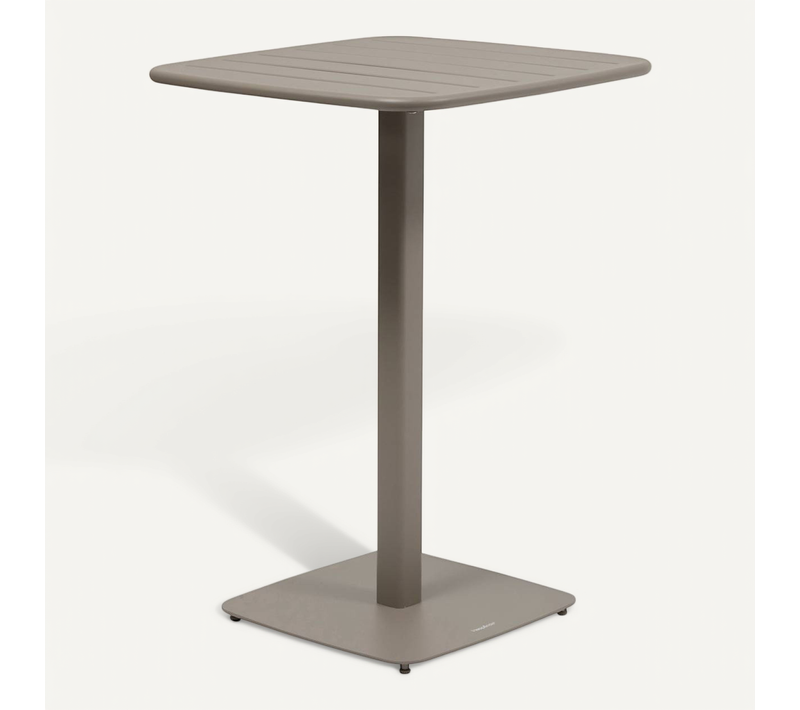 Table Haute De Jardin 2 Places Alegoria 70x70cm Café