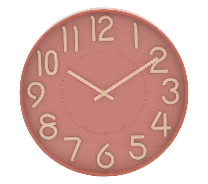 Horloge Homy D.30cm Rose