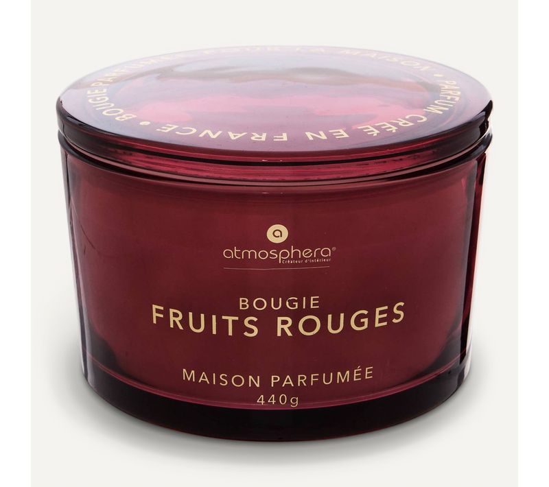 Bougie Parfumée 440 G Glowy Fruits Rouges