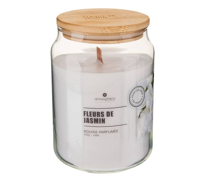 Bougie Parfumée 435 G Viky Fleurs De Jasmin
