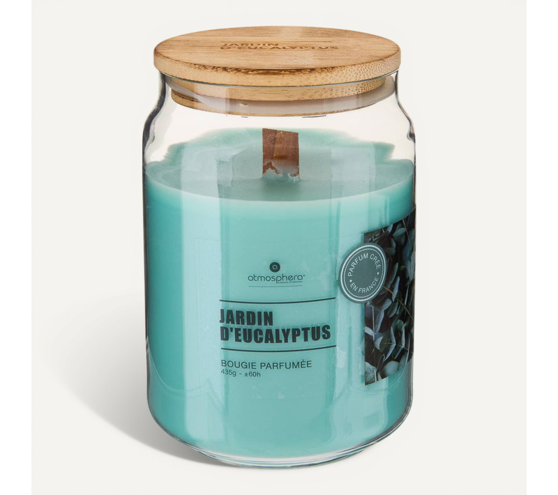 Bougie Parfumée 435 G Viky Jardin D'eucalyptus