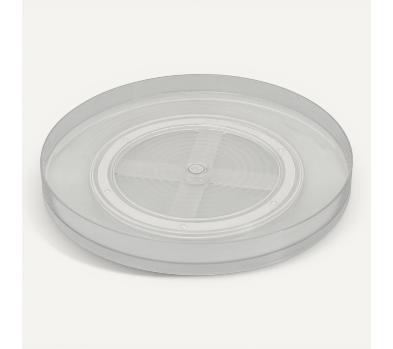 Organiseur Rotatif Smart Fridge D29cm Transparent