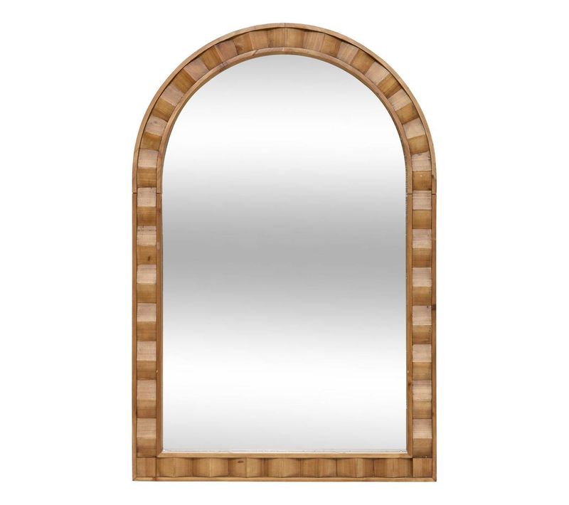 Miroir Lucas Arche 71x106cm Brun