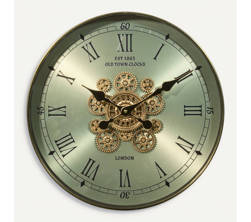 Horloge Michel D45cm Vert