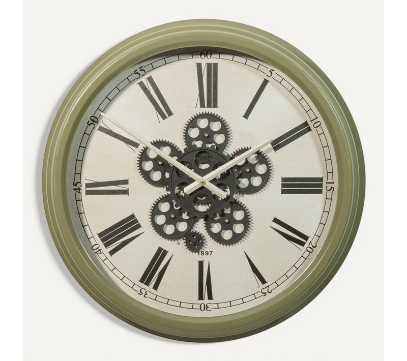 Horloge Argo D52cm Vert Clair