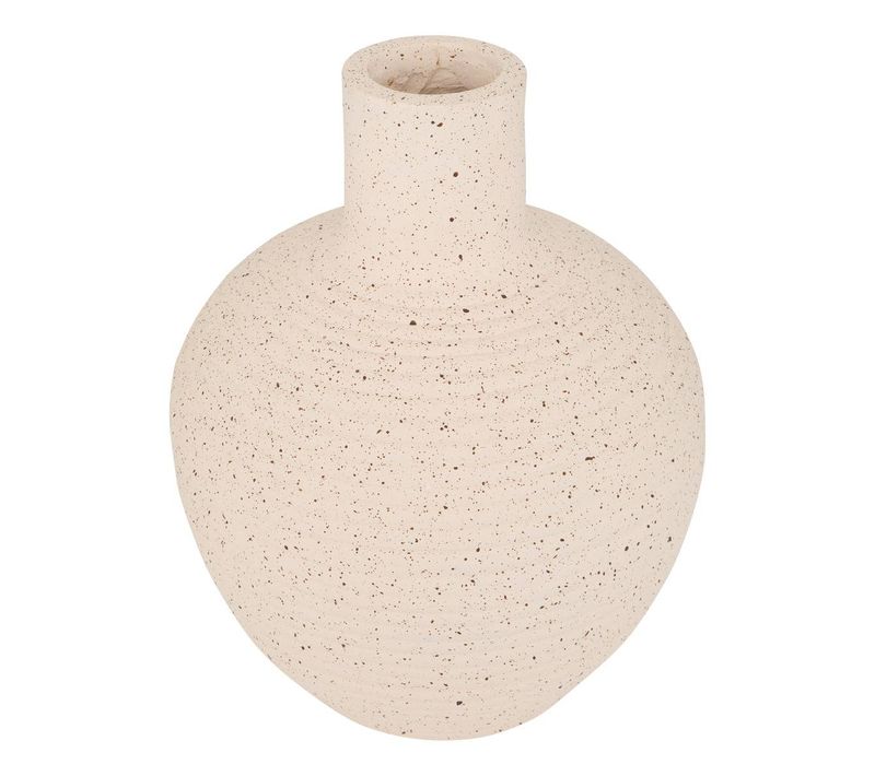 Vase Ted Boule 33x33x43 Cm Blanc
