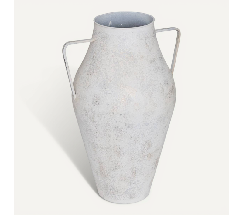 Vase Glady En Acier 37,5x33,5x58,5 Cm Gris