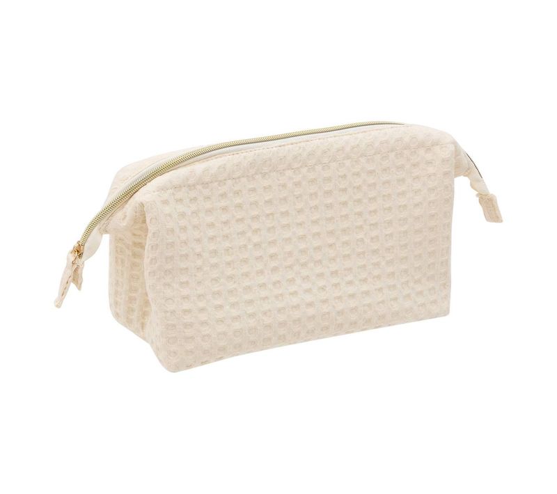 Trousse De Toilette Waffle L.27xh.16cm Beige