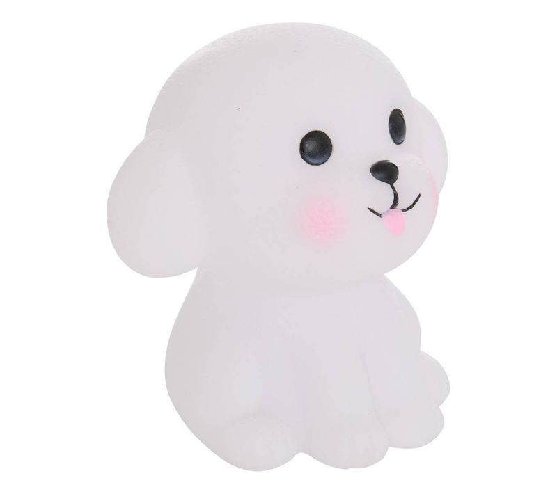 Veilleuse Chien Enfant Softy Blanc 9,5x8x9,9 Cm