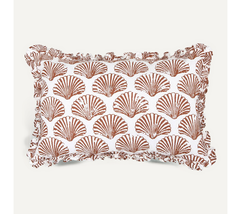 Coussin Oceania 38x58cm Terracotta