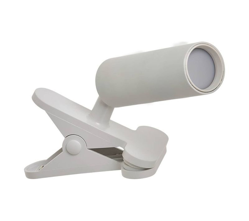 Lampe LED Clipsable USB Blanc Froid 12x8x20 Cm