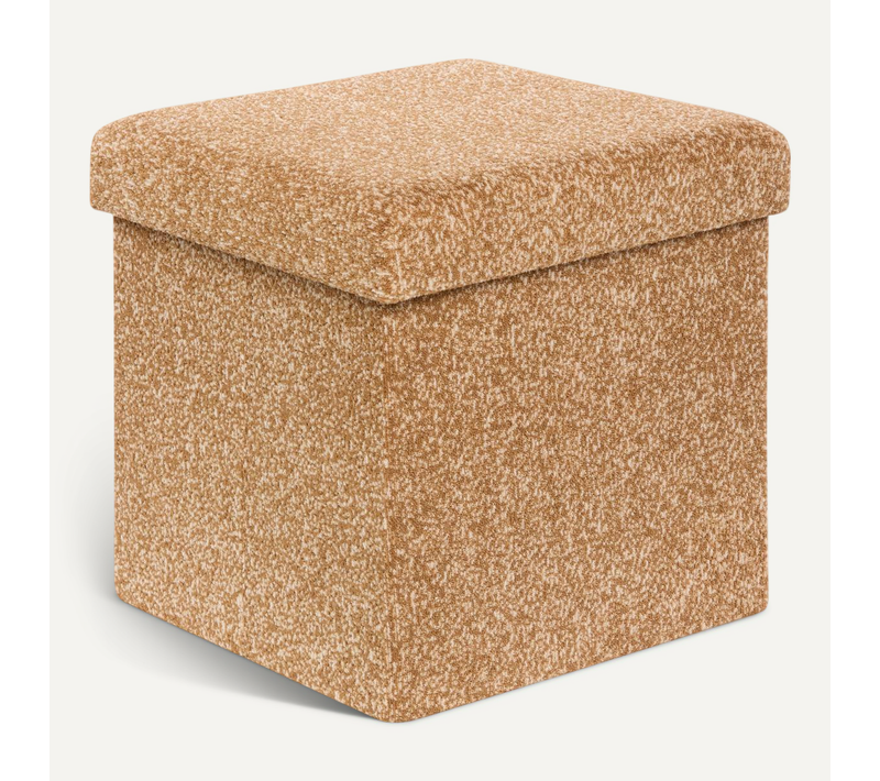 Pouf Coffre Pliable Oxia 38x38cm Ocre