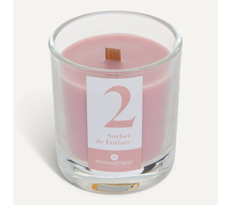 Bougie Parfumée 180g Numia Sorbet De Fraises