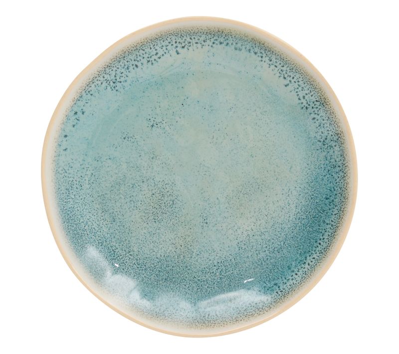Assiette à dessert Ø 23 cm PIA Bleu / Beige
