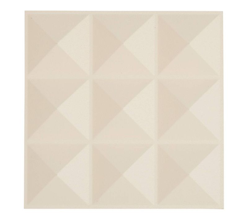 2 Stickers Muraux Oren Diamant 30x30cm Beige