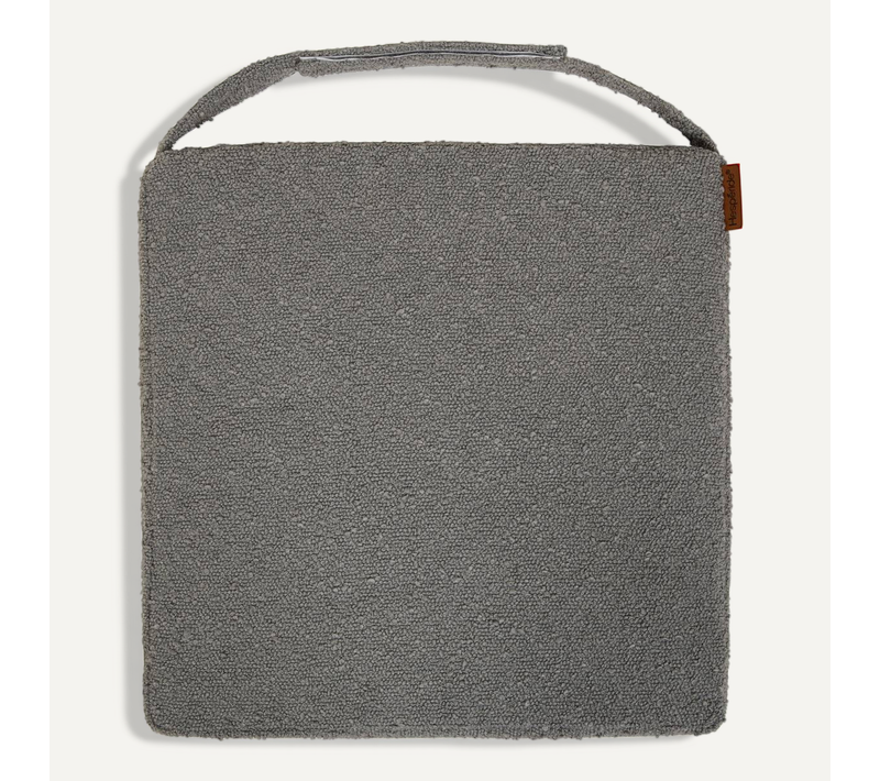 Galette De Chaise Solfia 40x40cm Gris Ardoise