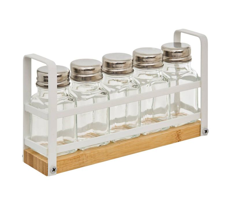 Rack 5 Pots à épices Balm Blanc