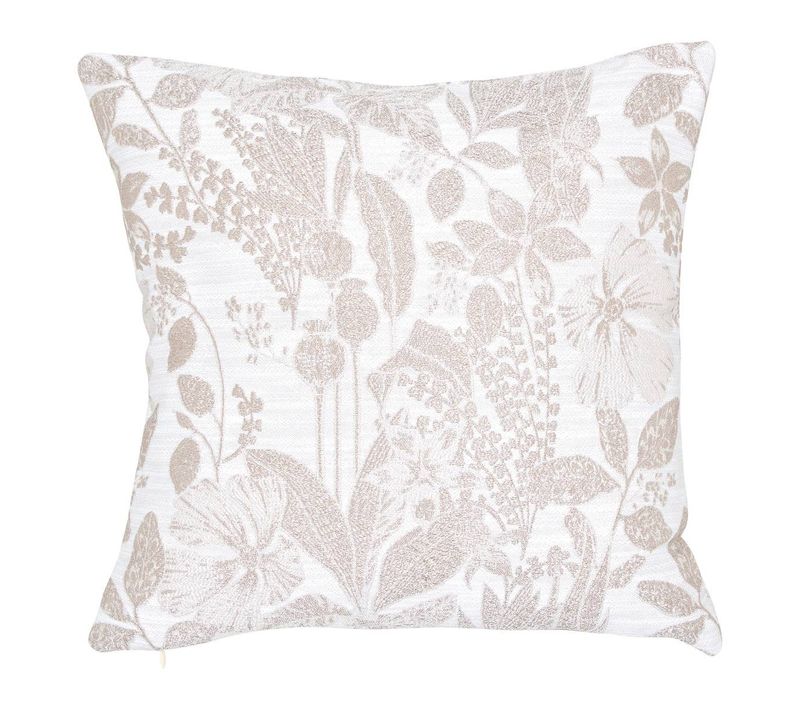 Coussin Samara 40x40cm Beige Lin