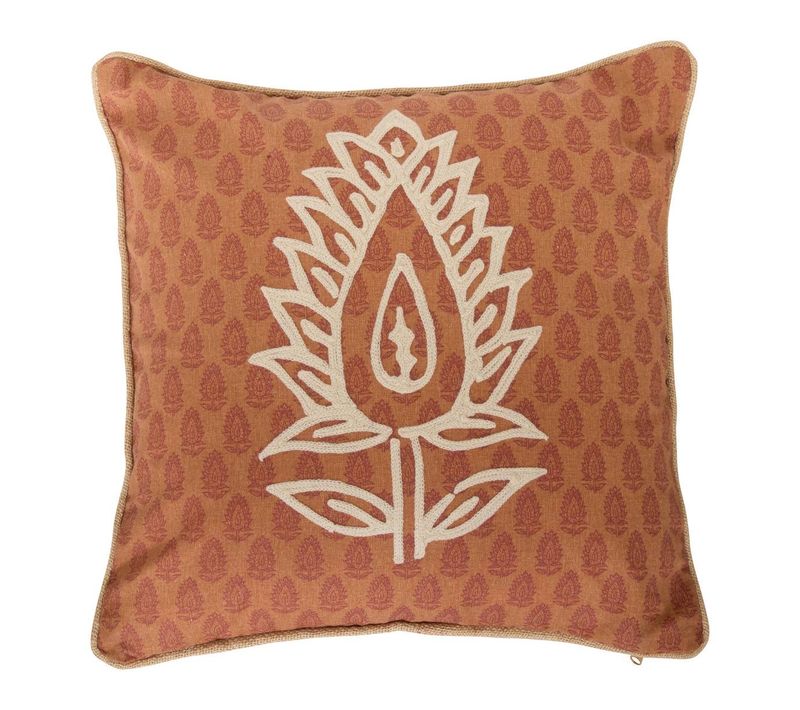 Housse De Coussin Sienna 40x40cm Rose Foncé