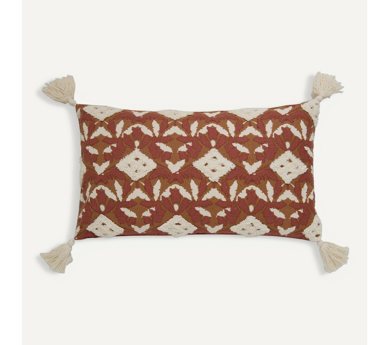 Housse De Coussin Sienna 30x50cm Terracotta
