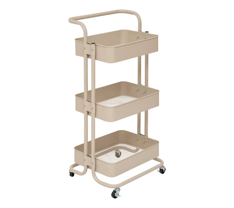 Desserte Color Edition 3 Niveaux 45x36,5x86cm Beige