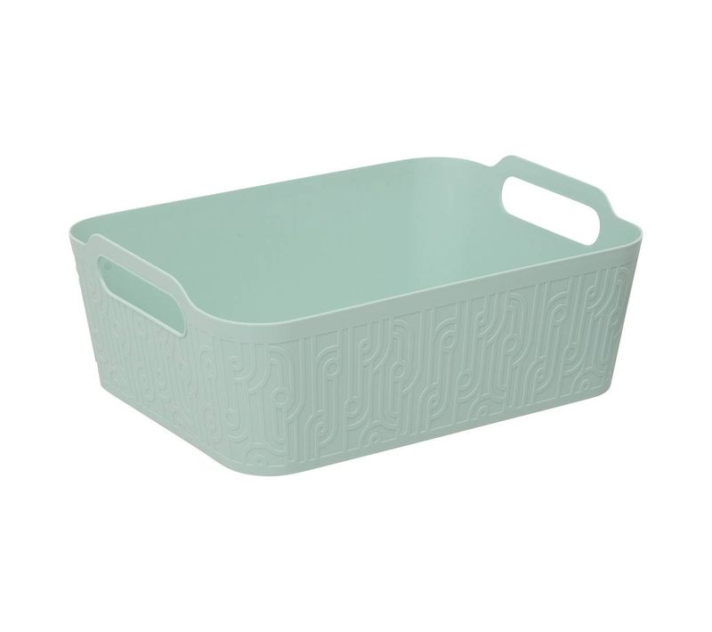 Panier Rangement Arche 12l Vert Céladon