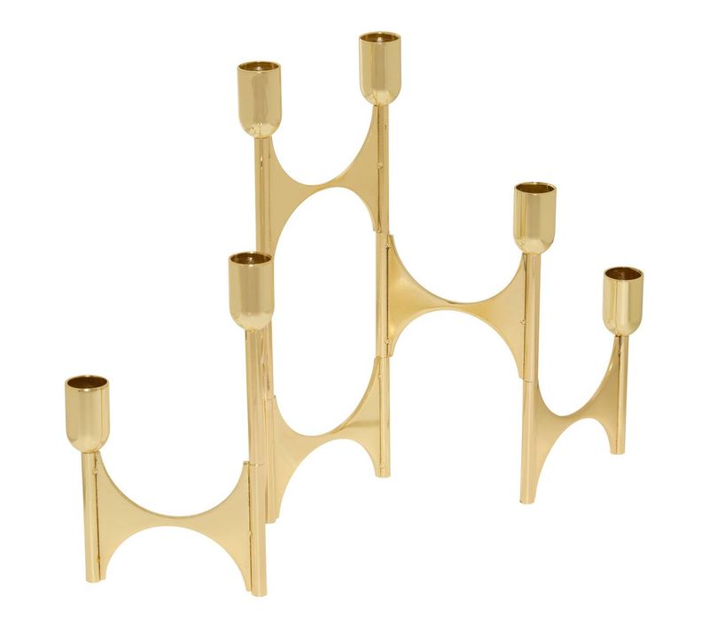 Chandelier Crush H.48cm Doré