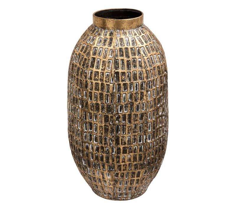 Vase Nora H.48,5cm Doré