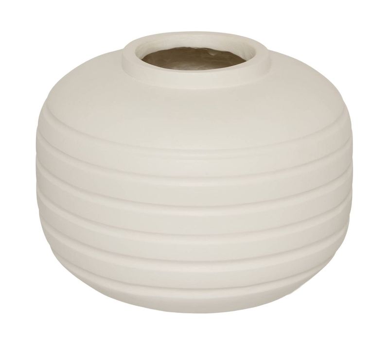 Vase Nippo H.29,5cm Blanc