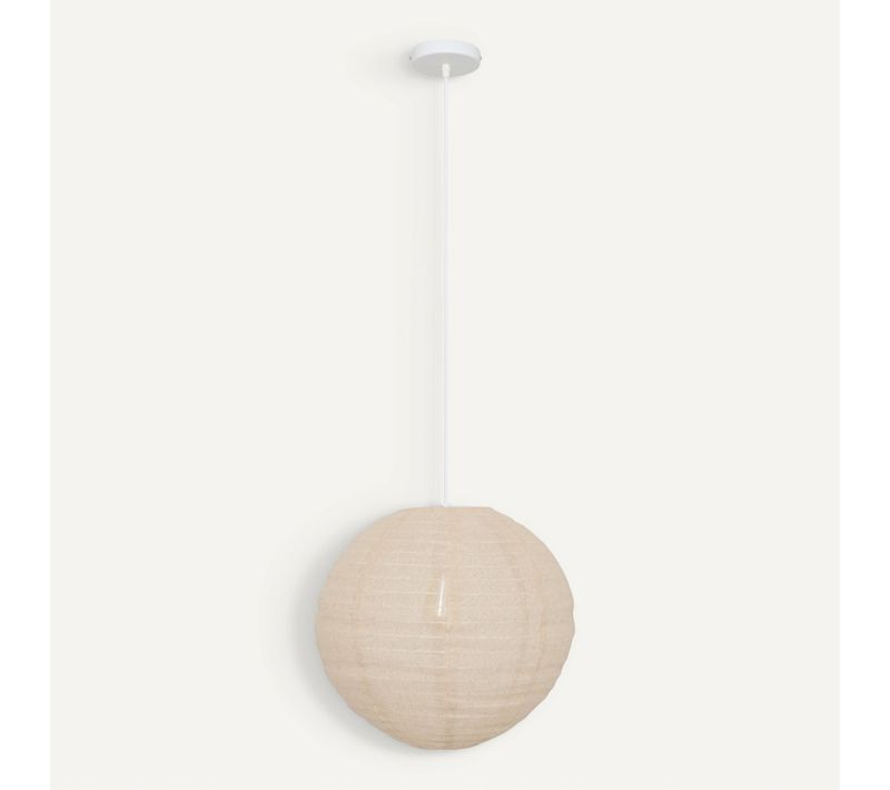 Suspension lanterne D. 43 cm JORDY Beige